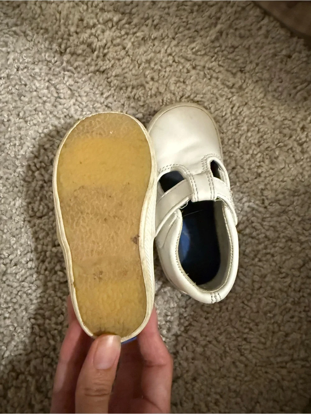 Kids White Mary Jane Keds 4M